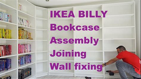 fixing bookcase to wall